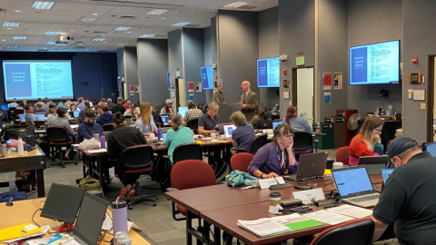 Classroom setting at NAFRI